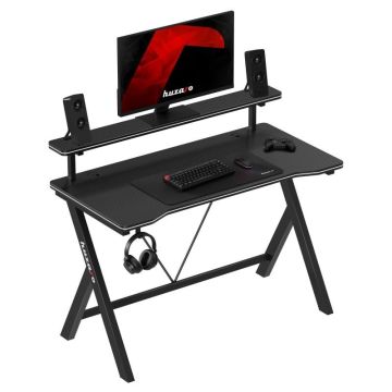 Mängulaud Huzaro Hero 1.9 Black, 132 × 67 × 10 cm