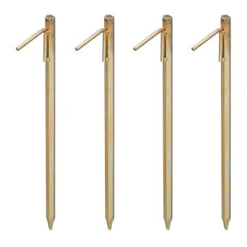 Грунтовые колышки Relaxdays, 4 шт, 50 × 9 × 2 см