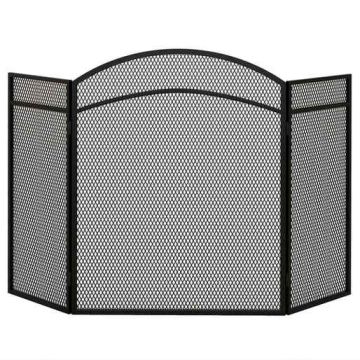Kaminakaitse Homcom 96x1x60cm., must