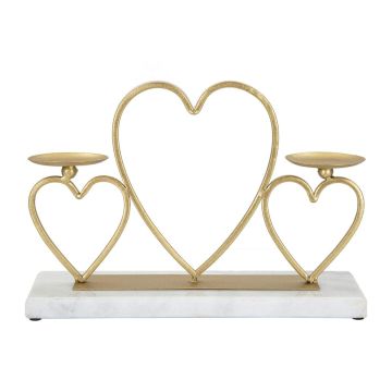 Heartsi küünlajalg, 2 küünlale, 30 × 20 × 9 cm