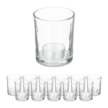 Подсвечники Relaxdays, 12 шт, Ø 7 × 8,5 см