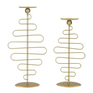 Küünlajalgade komplekt „Alid“, 2 tk, 25 × 51 × 16 cm / 20 × 43 × 16 cm