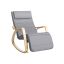 Kiiktool 67x115x91cm., helepruun/hall