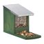 Orava toidusöötja varikatusega 18x12x25cm., tumeroheline/hõbedane värv