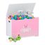 Hoiukast 40x60x34cm., roosa/valge