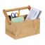 Kirjutusvahendite organiseerija 24x26x15 cm., helepruuni värvi