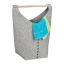 Pesukorv 68x62x34.5cm, 50L., hall/helepruun/must