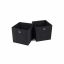 Karpide komplekt 30 x 30 x 30 cm, 2 tk, mustad