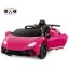 Laste elektriauto 118,5x63x48cm, roosa/must