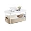 Round coffee table VASAGLE LCT244B56, with storage compartment, 100 × 45.7 × 55 cm