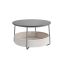 Round coffee table VASAGLE, with storage compartment, Ø 75 × 45 cm