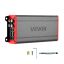 Car audio amplifier VEVOR MXD400.4, 4 channels, Gray, 18.9 × 8.5 × 4.1 cm