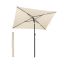 SONGMICS balcony umbrella, rectangular, tiltable, 190 × 120 × 230 cm