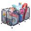 Pool storage box VEVOR 87014, 8 castors, 4 with brakes, 159 × 81.5 × 91.5 cm