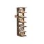 Shoe shelf VASAGLE, 6 levels, Brown, 26.4 × 110.4 × 30 cm