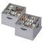 SONGMICS Shoe Organizer, up to 16 pairs, Grey
