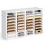 Office document organizer VEVOR ZH651, 36 compartments, White, 95.7 × 60 × 30 cm