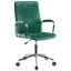 Office chair FD-24, green/silver, 51 × 92–102 × 61 cm