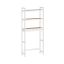 Vannitoa riiul 26x63x170cm., valge/helepruun