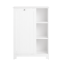 Vannitoa kapp 60x37x86cm., valge/hõbedane
