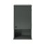 Seinakapp vannituppa 40x21x76cm., hall/must värv