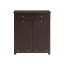Vannitoa kapp 2 pesukorviga 78x38x91cm., pruun/valge