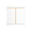 Valamu alune kapp 60x30x60cm., valge/heledapruun