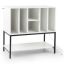 Kapp 80x45x79,5cm, valge/must