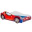 Детская кроватка Car II с матрасом 150 см x 74 см x 44 см, модель Spider Car.