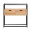 Kummut 81x35x78cm., helepruun/must värv