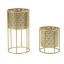 Golvy flower stands, 2 pcs, Ø 21 × 40 cm and Ø 19 × 22 cm