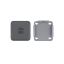 Varikatuse kinnitused 11,5x11,5x1,5cm, hallid