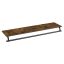 Riiul 28x109x13,2 cm, must/pruun