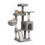 Cat scratching post FEANDREA PCT012GD01, 4 scratching posts, 3 platforms, 48 ​​× 48 × 136 cm