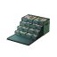 SONGMICS Christmas Decoration Storage Box RFB038C01, 128 Compartments, 8 Drawers, 65 × 33.5 × 34.5 cm