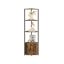 Corner shelf VASAGLE LBC580K01, 5-tier with storage compartment, 25.4 × 147.3 × 44.5 cm