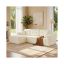 VASAGLE corner modular sofa, left, with chaise longue, Gray, 150 × 244 × 73 cm