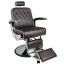 Barber chair Gabbiano Imperial, Hydraulic, Brown