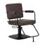 Barber chair Gabbiano Katania Loft, Hydraulic, Brown