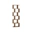 VASAGLE Bookshelf, 6 shelves, Brown, 40 × 191 × 24 cm