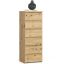 Kummut CL6, 6 sahtlit, pruun, 40 × 109 × 35 cm
