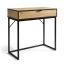 Konsoollaud MODENA, 1 sahtel, tammet/must, 80 × 80 × 35 cm