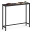 Console table VASAGLE LNT035BA01, Grey/black, 80 × 81.2 × 20 cm