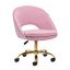 Cosmetic chair 4Rico QS-MF18G, Pink/gold