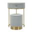 Vanity table with pouf, 2-piece set