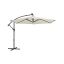 SONGMICS Outdoor Umbrella, 32 LED Lights, Sand
