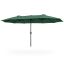 Outdoor umbrella TILIA, 12 spokes, green, 270 × 460 × 245 cm