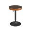 Baaritool 58,7x58,7x105cm., must/pruun
