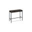 Laud laadimisjaama ja sahtliga 40x120x104,6cm, tumepruun/must