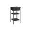 Öökapp 35x35x70cm., must